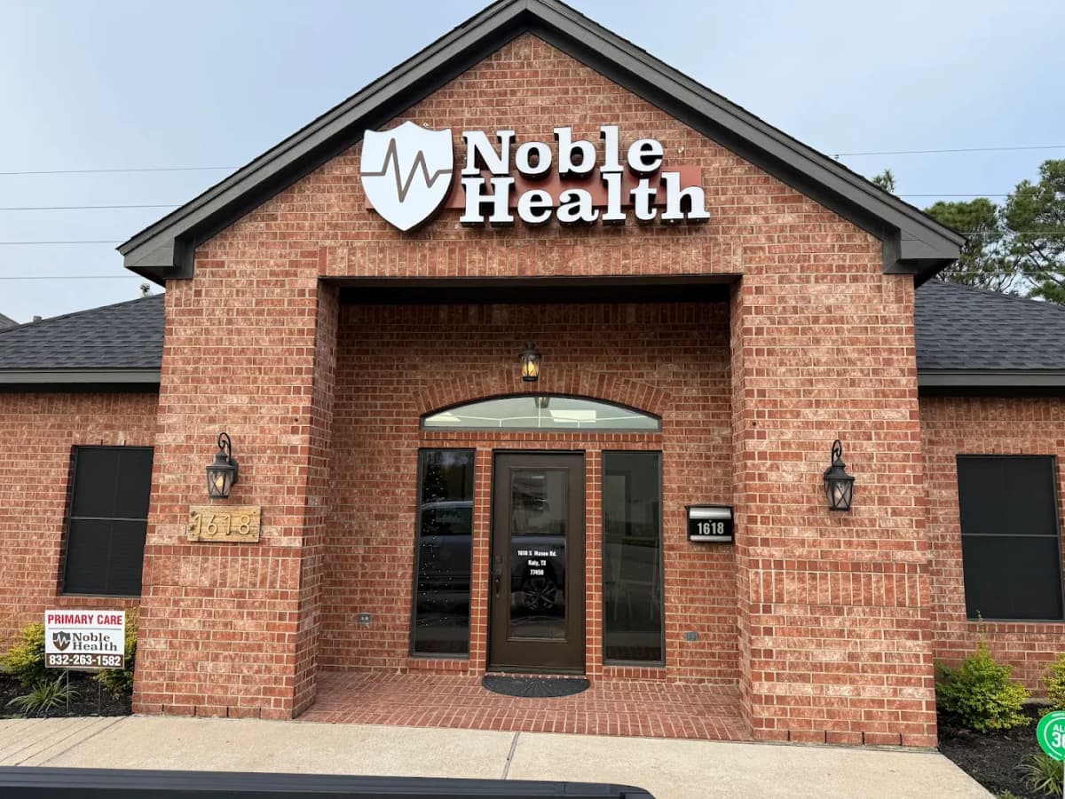 The welcoming entrance to the Noble Health House Calls clinic.